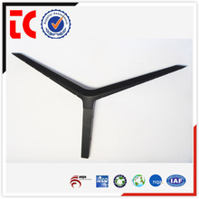 China quente vendas triângulo preto pintura alumínio apoio quadro personalizado feito die casting para LCD acessório
